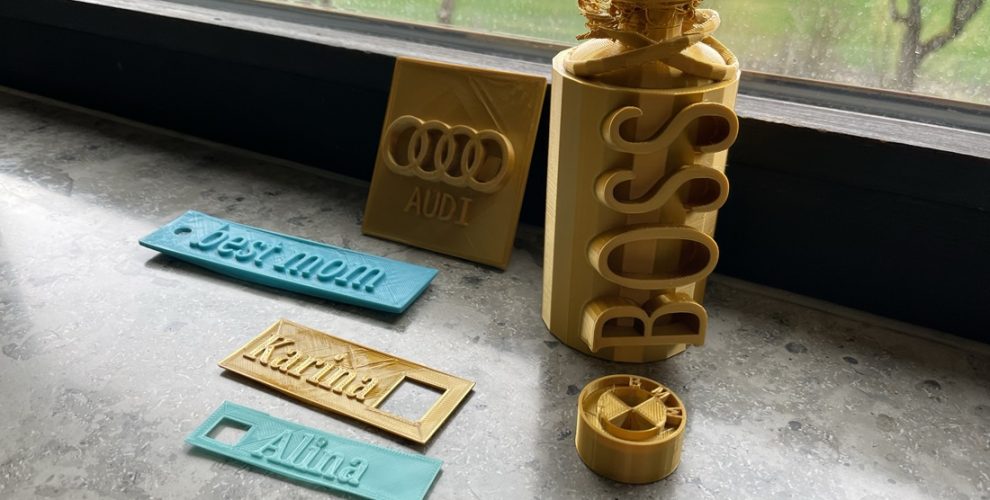 Objekte aus dem 3D-Drucker